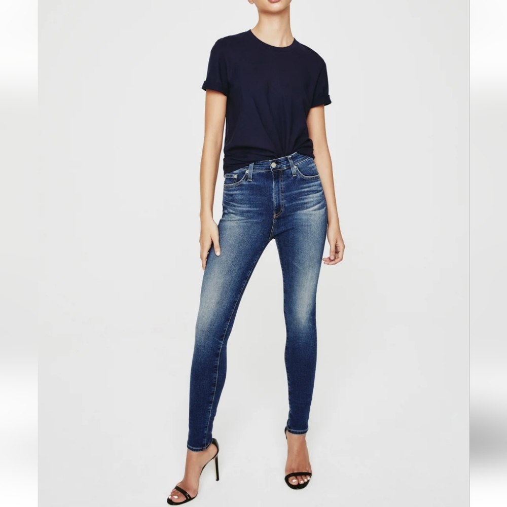 AG Adriano Goldschmied new with tag Mila jeans sz 29 with stretch dark rinse